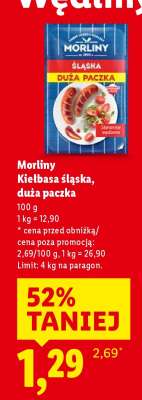 MORLINY Kiełbasa śląska, duża paczka