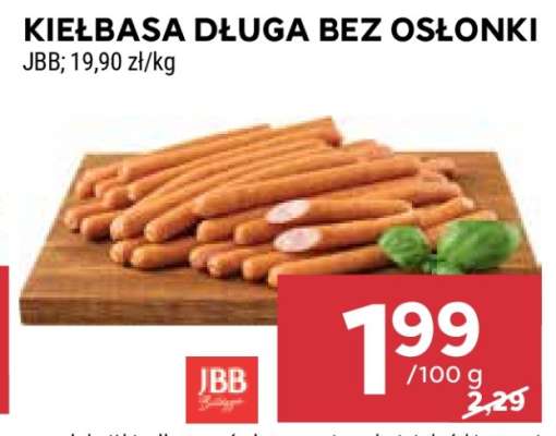 Kiełbasa długa bez osłonki