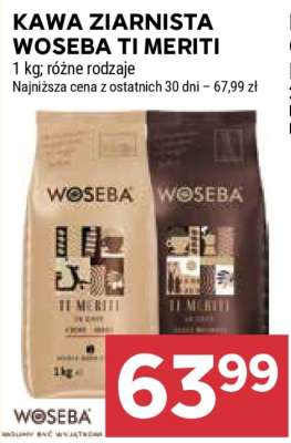 Kawa Ziarnista Woseba Ti Meriti