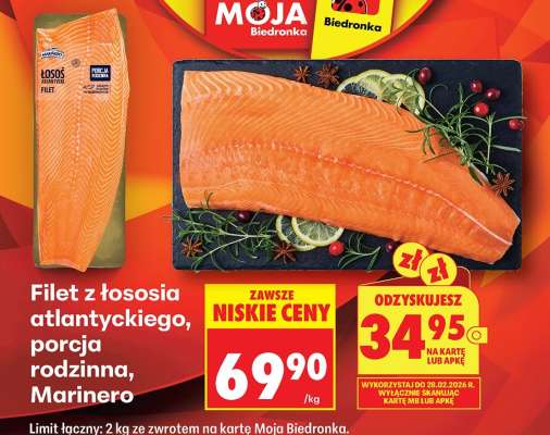Filet z łososia atlantyckiego porcja rodzinna Marinero