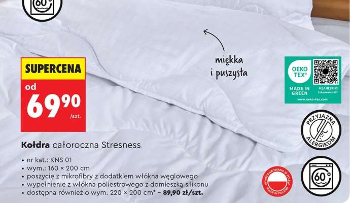 Kołdra całoroczna Stresness