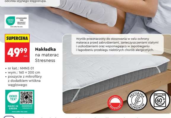 Nakładka na materac Stressness