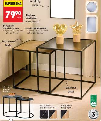 Zestaw stolików kawowych