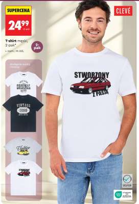 T-shirt męski, 2-pak