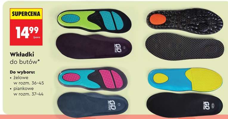 Wkładki do butów