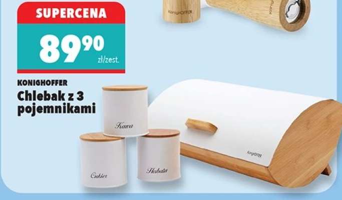 Chlebak z 3 pojemnikami