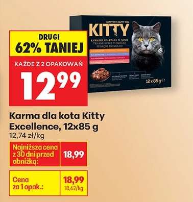 Karma dla kota Kitty Excellence, 12x85 g