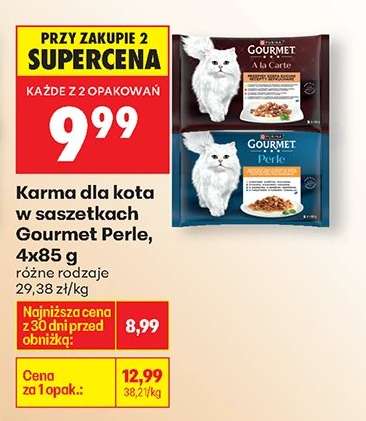 Karma dla kota w saszetkach Gourmet Perle 4x85 g