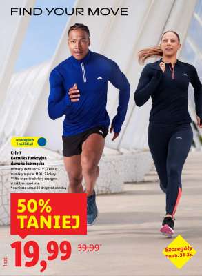 Crivit Koszulka funkcyjna damska lub męska