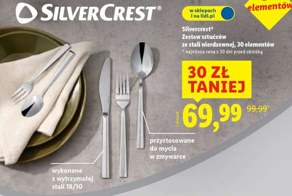 SilverCrest Zestaw sztućców
