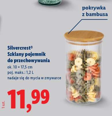 Silvercrest Szklany pojemnik do przechowywania