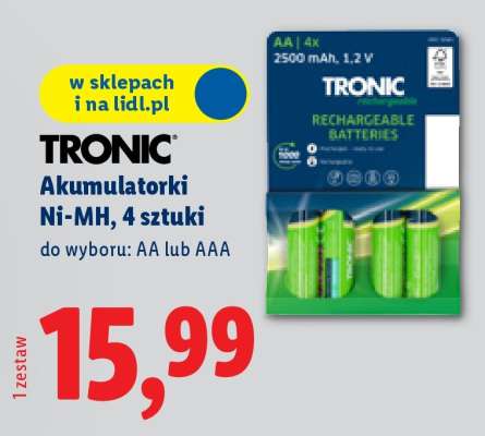 TRONIC Akumulatorki Ni-MH, 4 sztuki