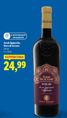 Syrah Appassite Duca di Sasseta