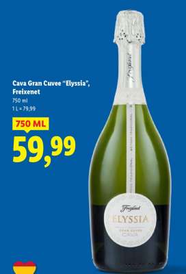 Cava Gran Cuvee “Elyssia”, Freixenet