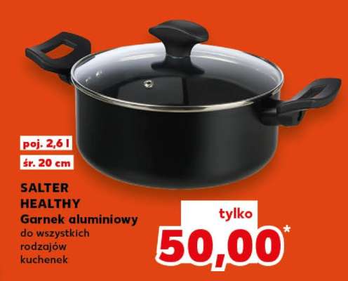 SALTER HEALTHY Garnek aluminiowy