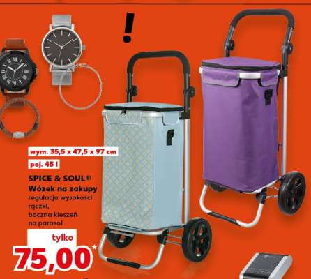 SPICE & SOUL® Wózek na zakupy