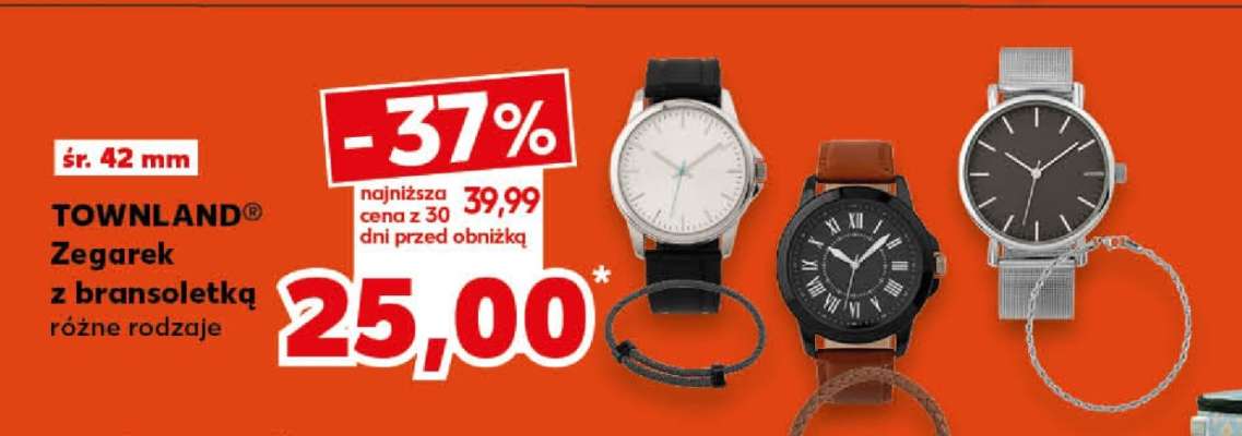 TOWNLAND® Zegarek z bransoletką