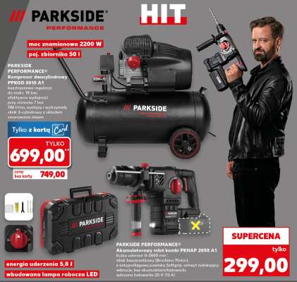 PARKSIDE PERFORMANCE Kompresor dwucylindrowy PKO 50 A1