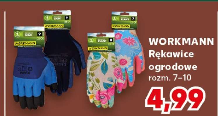 WORKMANN Rękawice ogrodowe