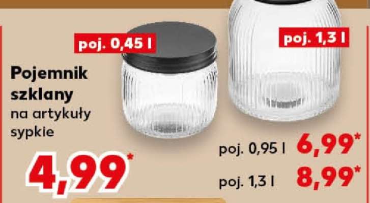 Pojemnik szklany na artykuły sypkie