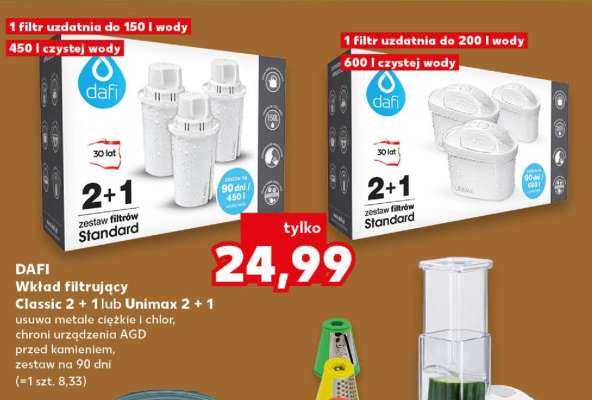 DAFI Wkład filtrujący Classic 2 + 1 lub Unimax 2 + 1
