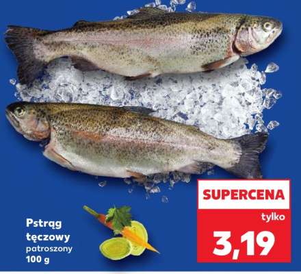 Pstrąg tęczowy patroszony 100 g