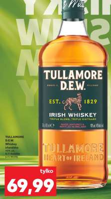 TULLAMORE D.E.W. Whiskey irlandzka