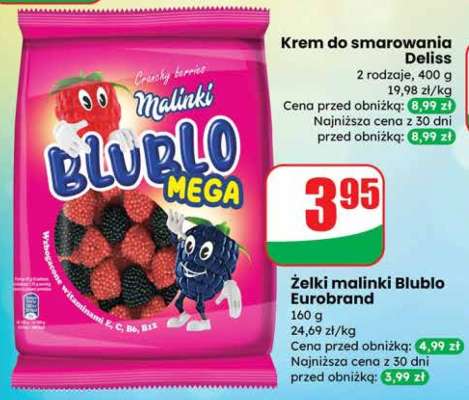żelki malinki Blublo Eurobrand