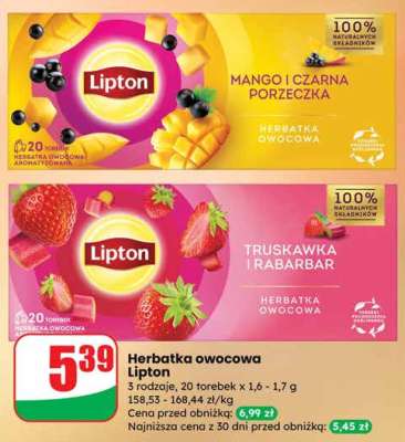 Herbatka owocowa Lipton