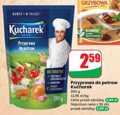 Przyprawa do potraw Kucharek