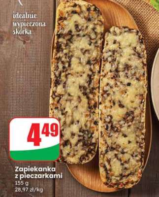 Zapiekanka z pieczarkami