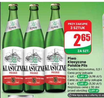 Piwo Klasyczne Polskie Pils