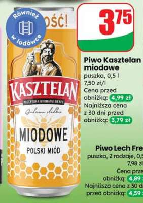 Piwo Kasztelan Miodowe