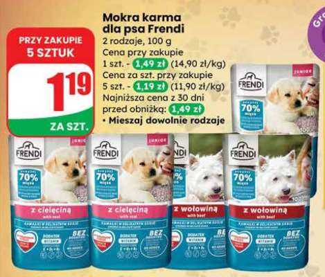 Mokra karma dla psa Frendi