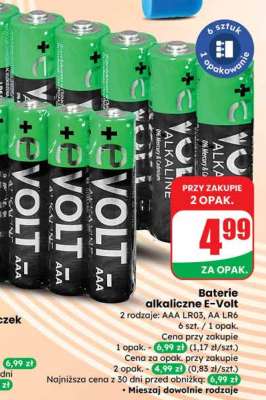 Baterie alkaliczne E Volt