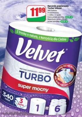 Ręcznik papierowy Turbo Velvet