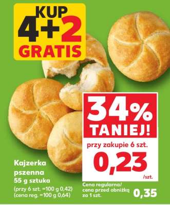 Kajzerka pszenna 55 g sztuka