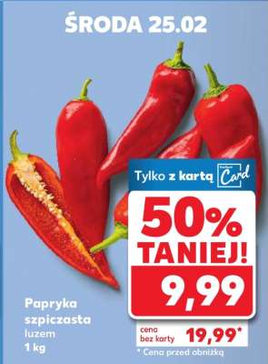 Papryka szpiczasta luzem 1 kg