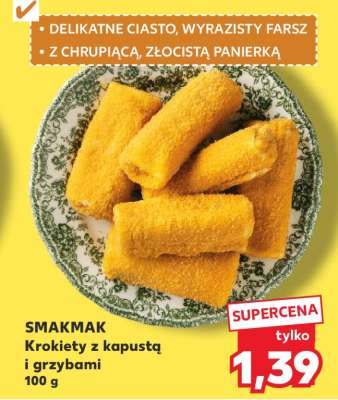 SMAKMAK Krokiety z kapustą i grzybami