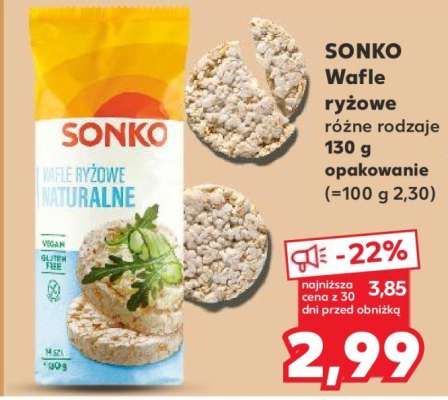 SONKO Wafle ryżowe
