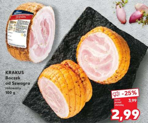 KRAKUS Boczek od Szwagra rolowany 100 g