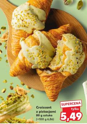 Croissant z pistacjami