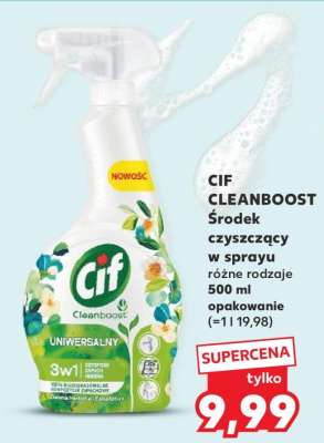 CIF CLEANBOOST Środek czyszczący w sprayu