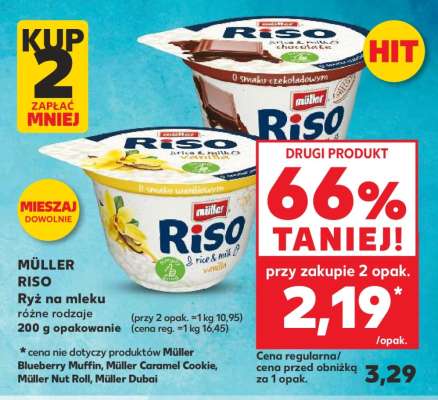 MÜLLER RISO Ryż na mleku różne rodzaje
