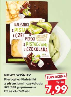 Pierogi lub Naleśniki z pistacjami i czekoladą