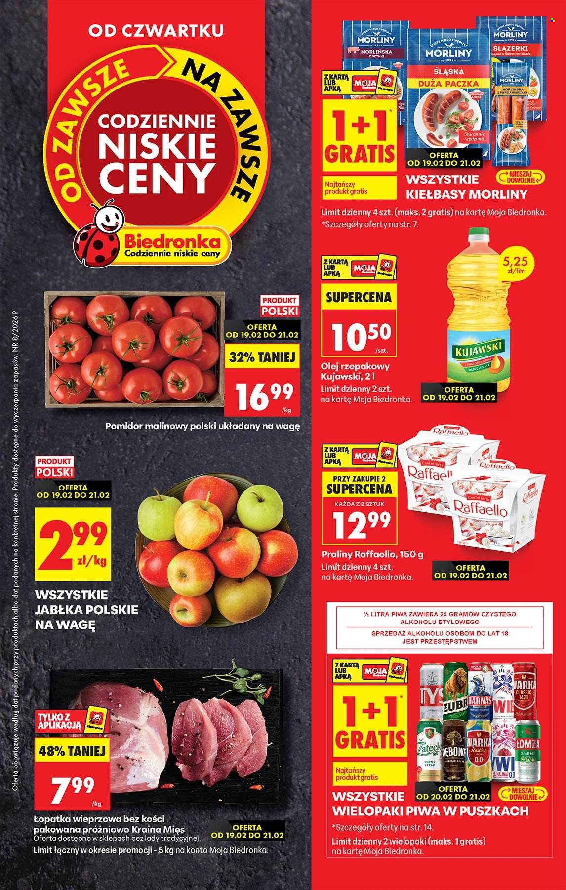 Gazetka Biedronka - 19.02.2026 - 25.02.2026. Strona 1