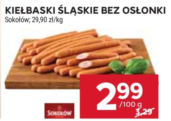 Kiełbaski śląskie bez osłonki