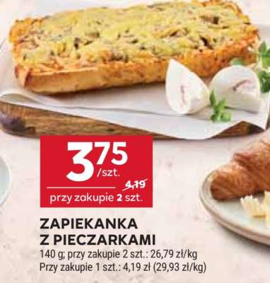 Zapiekanka z pieczarkami