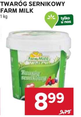 TWARÓG SERNIKOWY FARM MILK