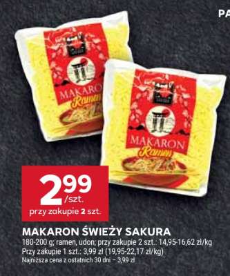 MAKARON ŚWIEŻY SAKURA